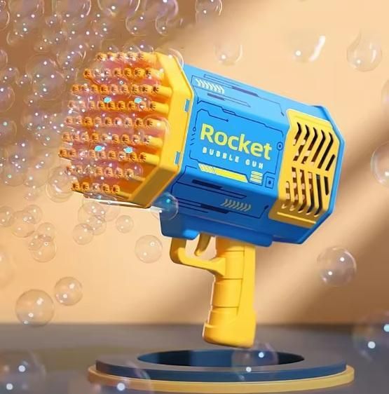 Bubble Gun Machine for Kids | Automatic Soap Bubble Blower Toy with LED Lights & Music | Fun Outdoor & Party Game for Children